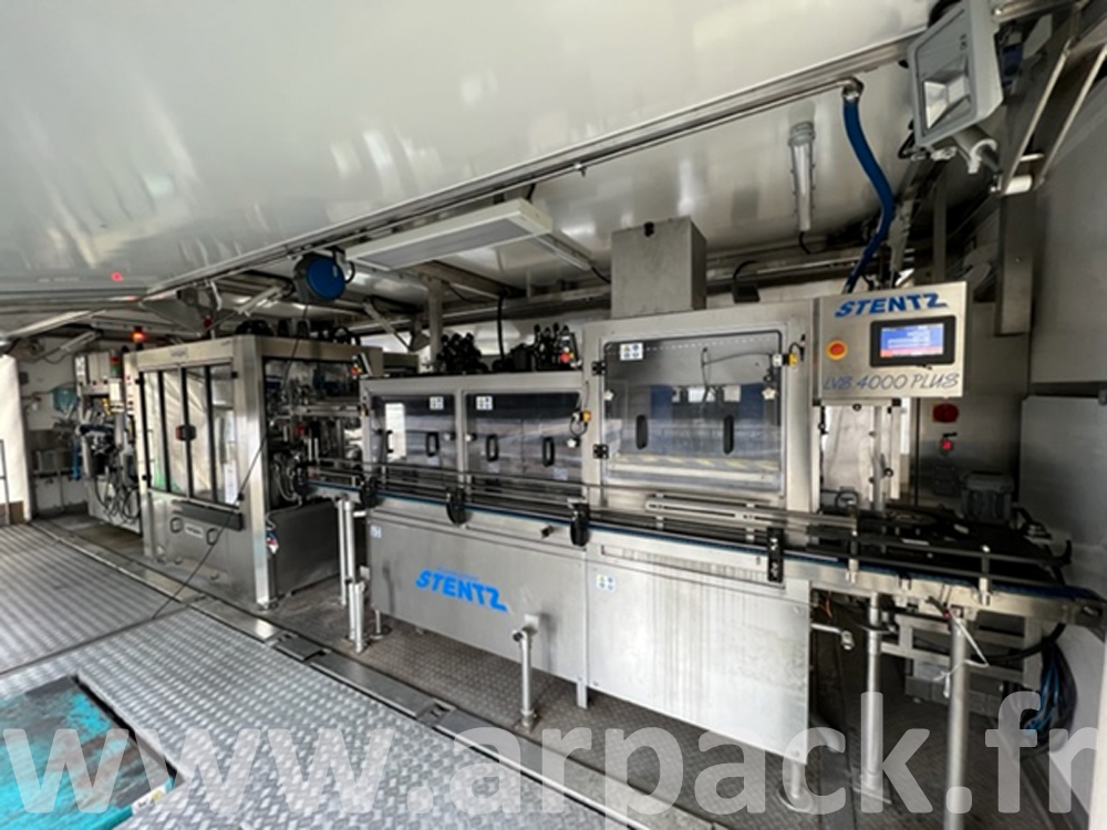 Stone mobile packaging line