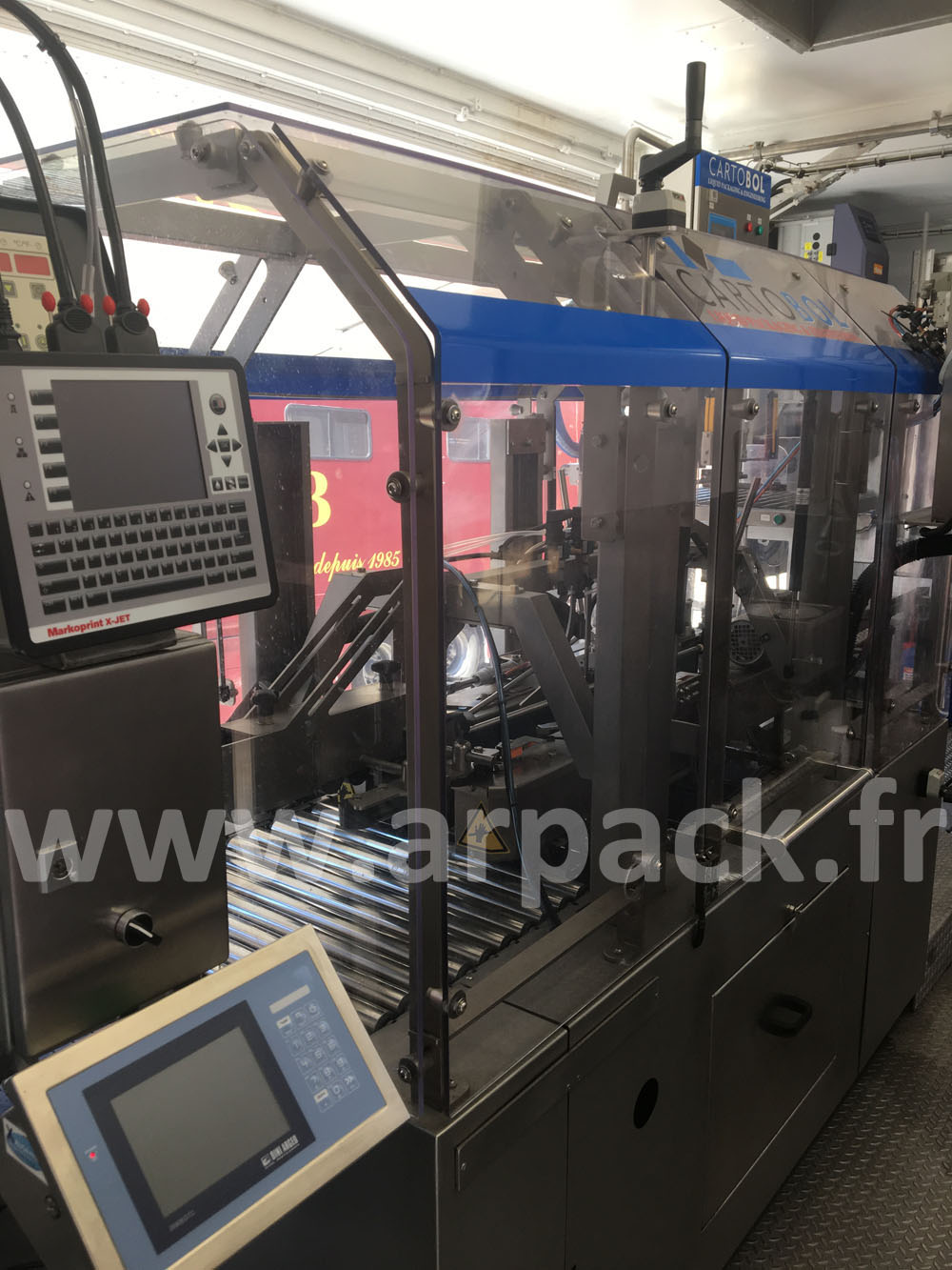 Automated mobile packaging line Bag In Box