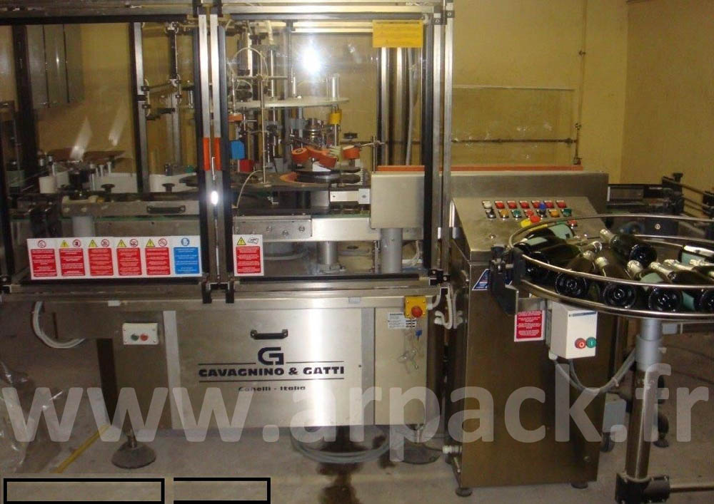 Labeling and capping machine sparkline wines champagne cider beer