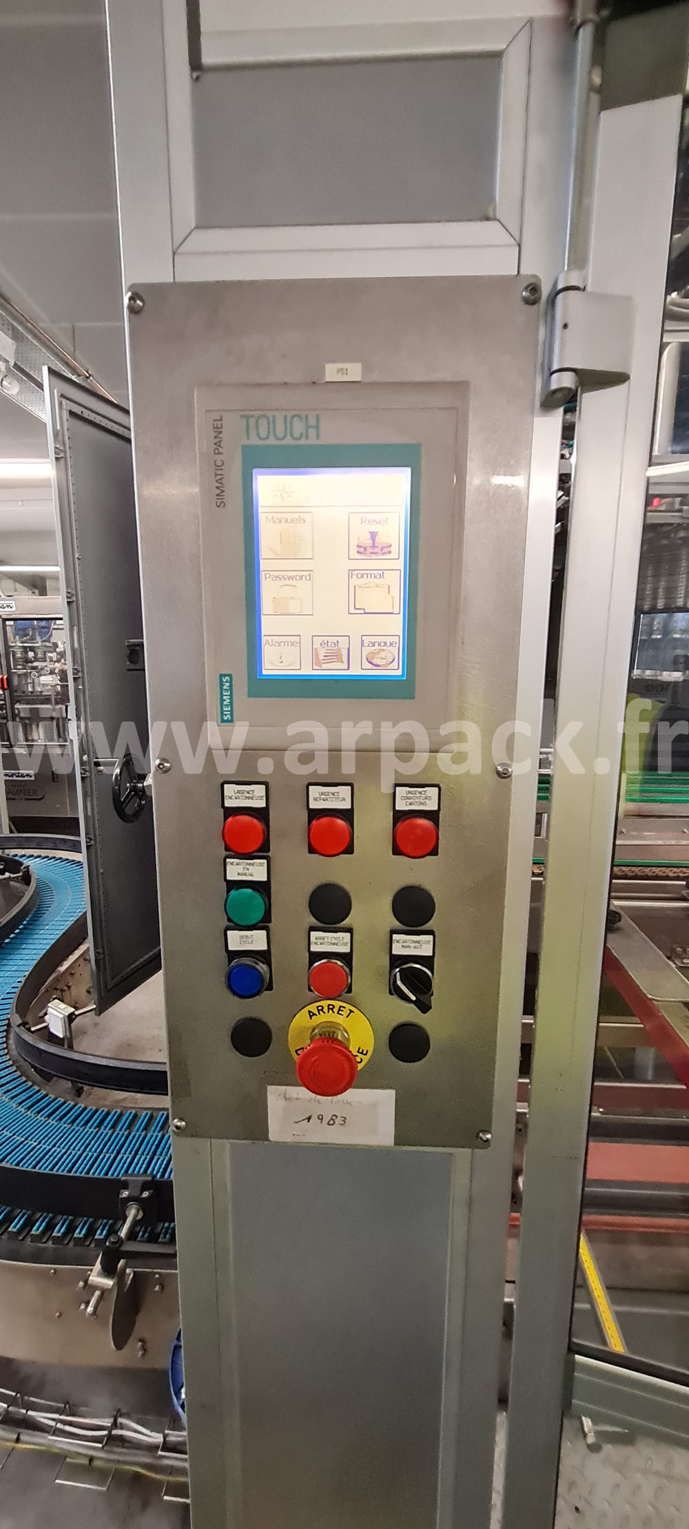 Encaisseuse Maspack 8000 bouteilles/heure