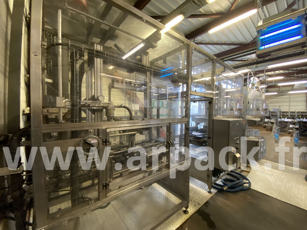 Retournement de bouteilles avec insufflage FLEXLINK